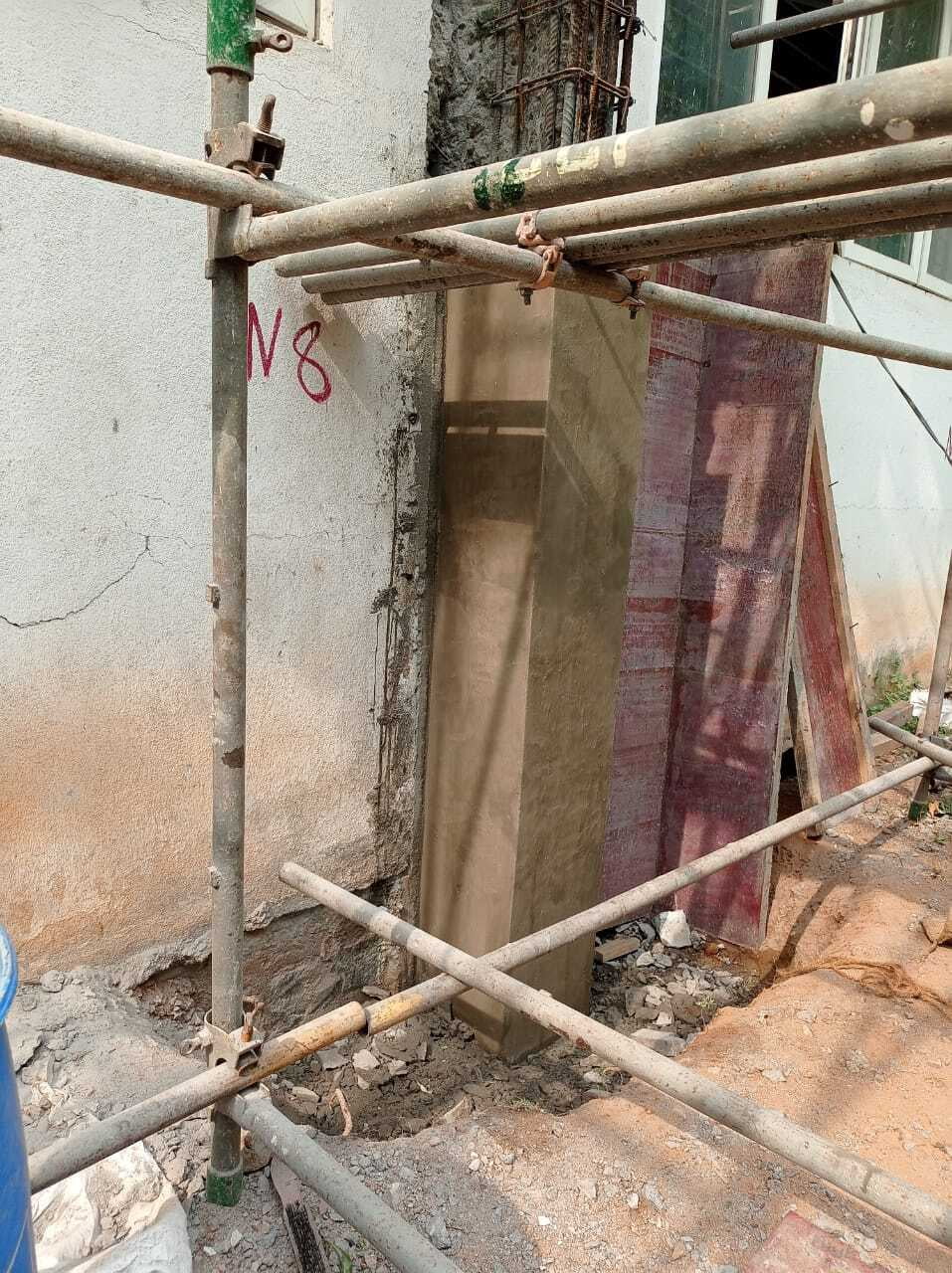 Retrofitting project_ Micro concrete works